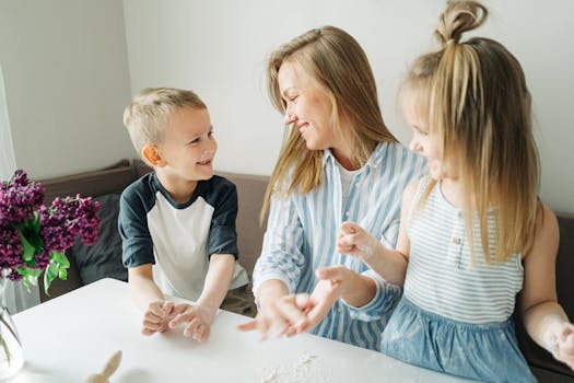 Enfants jouant ensemble lors d'une activite de plein air en famille